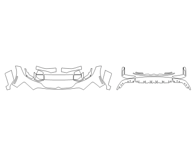 2024 BMW M340I XDRIVE BUMPER (MULTI PIECE)