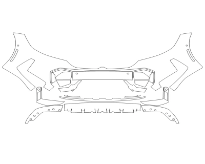 2024 BMW M340I XDRIVE BUMPER - SENSORS