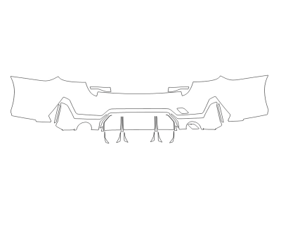 2024 BMW M340I XDRIVE REAR BUMPER