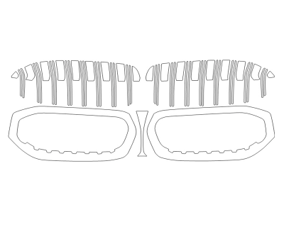 2024 BMW M340I XDRIVE GRILL