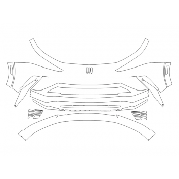 2025 BUICK ENVISTA AVENIR BUMPER