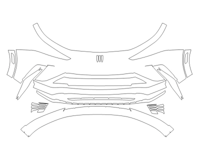 2025 BUICK ENVISTA AVENIR BUMPER