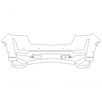 2024 CADILLAC ESCALADE LUXURY BUMPER - SENSORS