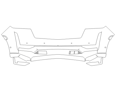 2024 CADILLAC ESCALADE LUXURY BUMPER - SENSORS