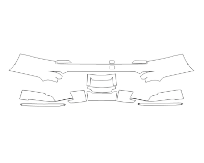 2024 CADILLAC ESCALADE LUXURY REAR BUMPER