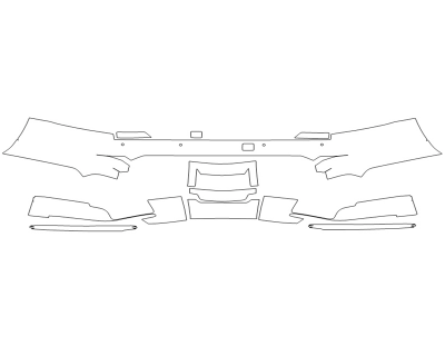 2024 CADILLAC ESCALADE LUXURY REAR BUMPER - SENSORS