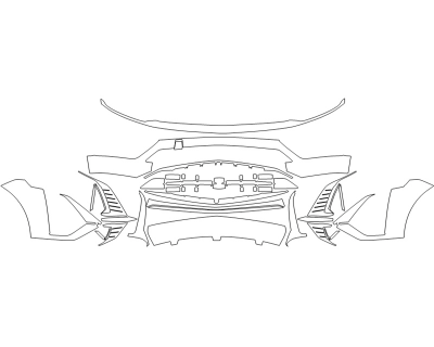 2024 CADILLAC LYRIQ LUXURY BUMPER