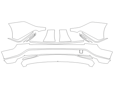 2024 CADILLAC LYRIQ LUXURY REAR BUMPER