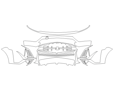 2024 CADILLAC LYRIQ SPORT BUMPER