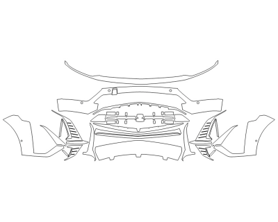 2024 CADILLAC LYRIQ TECH BUMPER - SENSORS