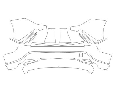 2024 CADILLAC LYRIQ TECH REAR BUMPER