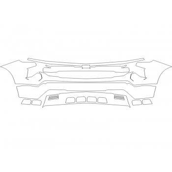 2024 CHEVROLET SILVERADO 1500 CUSTOM BUMPER