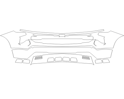 2024 CHEVROLET SILVERADO 1500 CUSTOM BUMPER