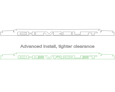 2024 CHEVROLET SILVERADO 1500 CUSTOM GRILL