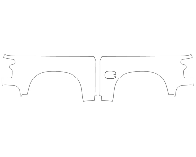 2024 CHEVROLET SILVERADO 1500 ZR2 REAR FENDERS