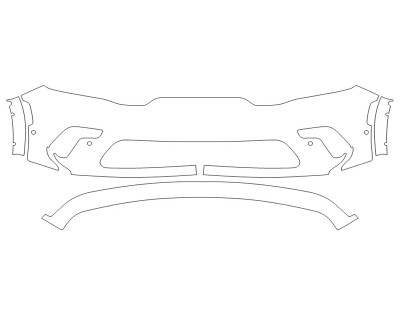 2024 DODGE DURANGO SXT BUMPER - SENSORS