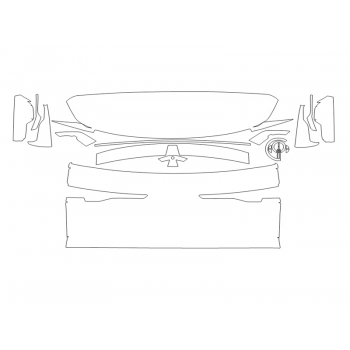 2024 FISKER OCEAN SPORT TAILGATE KIT - NO EMBLEMS