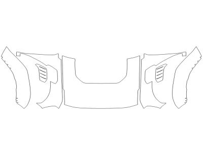 2024 FORD BRONCO RAPTOR FULL HOOD FENDERS MIRRORS