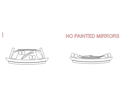 2024 FORD ESCAPE BASE MIRRORS - DOOR CUPS - DOOR EDGES