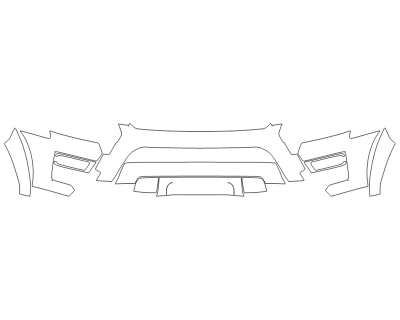 2024 FORD EXPEDITION KING RANCH BUMPER (MULTI PIECE)