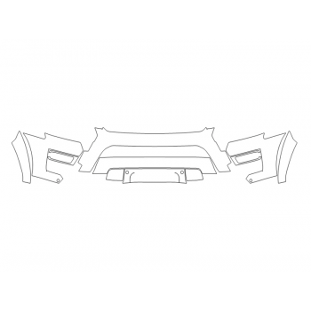 2024 FORD EXPEDITION KING RANCH MAX BUMPER (MULTI PIECE) - SENSORS