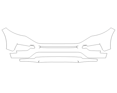 2024 FORD EXPLORER ST-LINE BUMPER