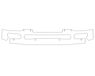 2024 FORD F-250 SUPER DUTY LARIAT BUMPER - SENSORS