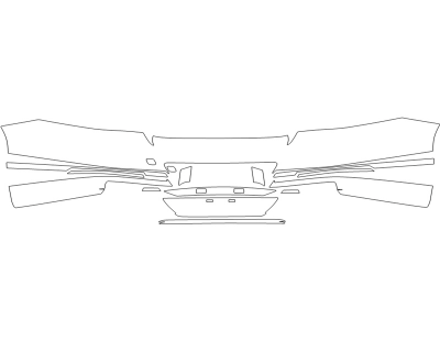 2024 GENESIS G90 3.5T REAR BUMPER