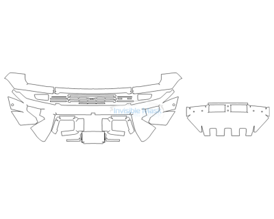 2025 GMC HUMMER EV PICKUP BUMPER