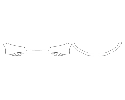 2024 HONDA ACCORD EX-L HYBRID BUMPER (MULTI PIECE)