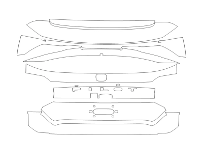 2025 HONDA PILOT ELITE REAR HATCH NO EMBLEMS