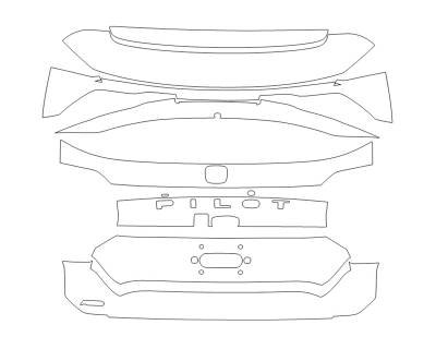 2025 HONDA PILOT ELITE REAR HATCH WITH AWD EMBLEM