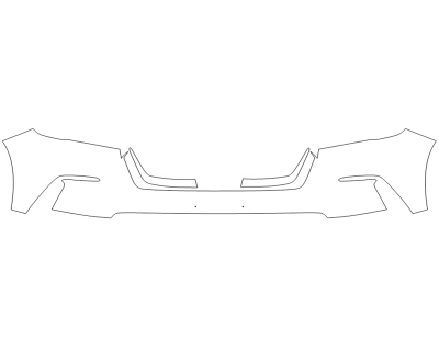 2025 HONDA PILOT EX-L BUMPER - WITH HPD PACKAGE