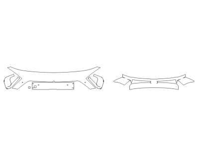 2024 HYUNDAI KONA LIMITED BUMPER (MULTI PIECE) - SENSORS