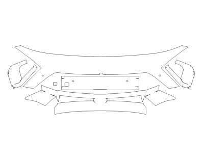 2024 HYUNDAI KONA LIMITED BUMPER - SENSORS