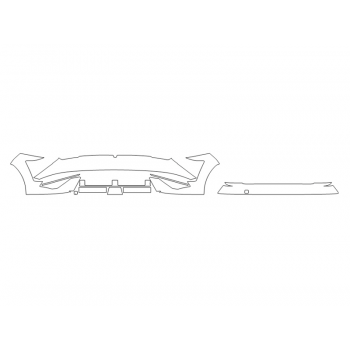 2024 HYUNDAI KONA N-LINE BUMPER (MULTI PIECE)