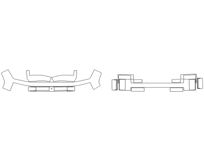 2024 HYUNDAI SANTA FE SEL BUMPER (MULTI PIECE)