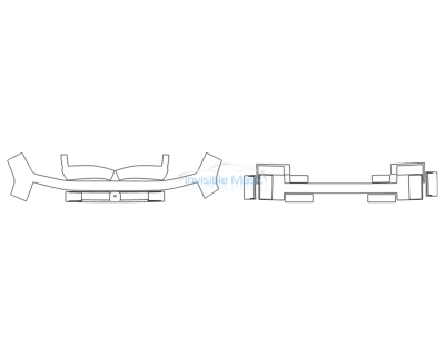 2024 HYUNDAI SANTA FE XRT BUMPER (MULTI PIECE)