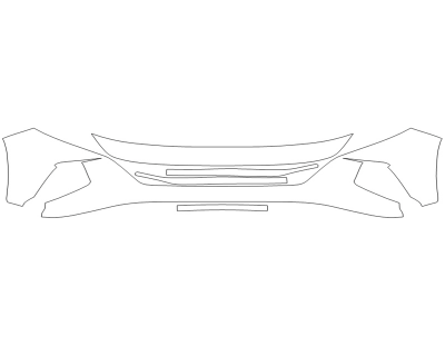 2024 HYUNDAI TUCSON HYBRID BLUE BUMPER (MULTI PIECE)