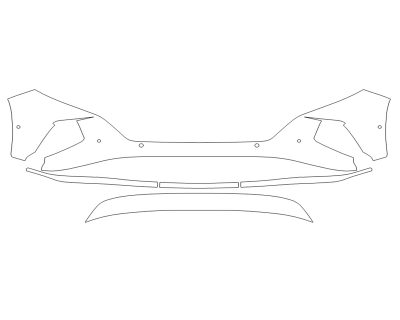 2024 HYUNDAI TUCSON HYBRID SEL BUMPER - SENSORS