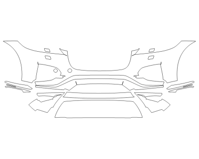 2024 JAGUAR F-PACE P250 BUMPER - WASHERS