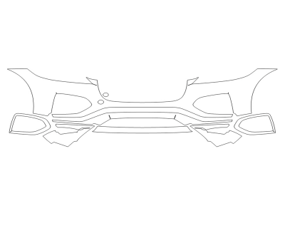 2024 JAGUAR F-PACE P400 S BUMPER