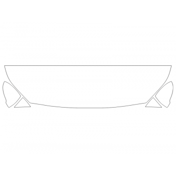 2024 KIA FORTE LX HOOD FENDERS MIRRORS 18 INCH -