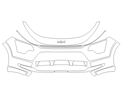 2024 KIA NIRO SX BUMPER