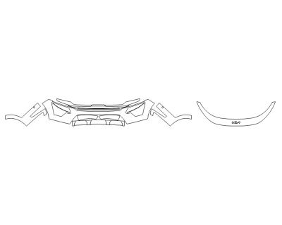 2024 KIA NIRO SX BUMPER (MULTI PIECE) - SENSORS