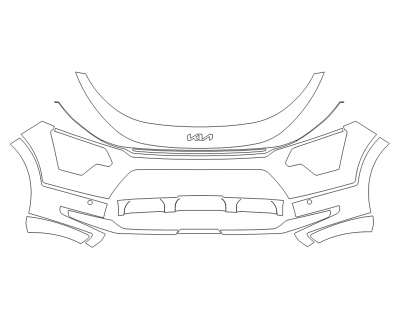 2024 KIA NIRO SX BUMPER - SENSORS