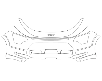 2024 KIA NIRO SX TOURING BUMPER