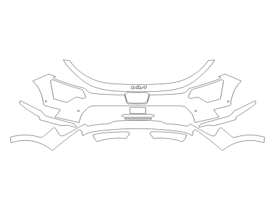 2024 KIA NIRO EV WAVE BUMPER - SENSORS