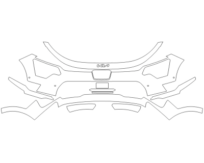 2024 KIA NIRO EV WIND BUMPER - SENSORS