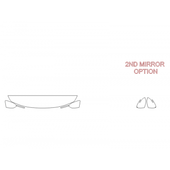 2024 KIA SELTOS LX HOOD FENDERS MIRRORS 12 INCH -